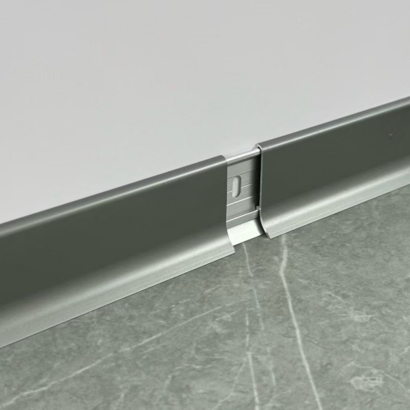 New Design Aluminum Profiles Baseboard Trim Skirting Board