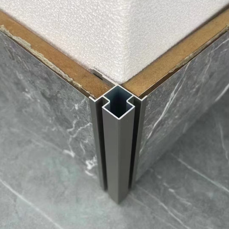 Aluminum Tile Trim Internal Corner Interior Trim Coating White