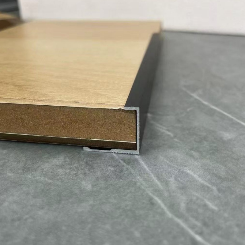 Stainless Steel Listello Tile Trim Floor Trim U Shape Shiny Silver Shiny Gold