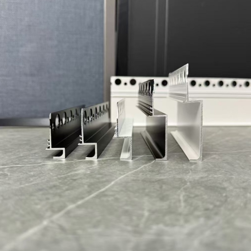 Aluminum Ceramic 2.7m Black Corner Trim Right Triangular Prism  Jolly Bullnose Based Tile Triangle Shape Strip