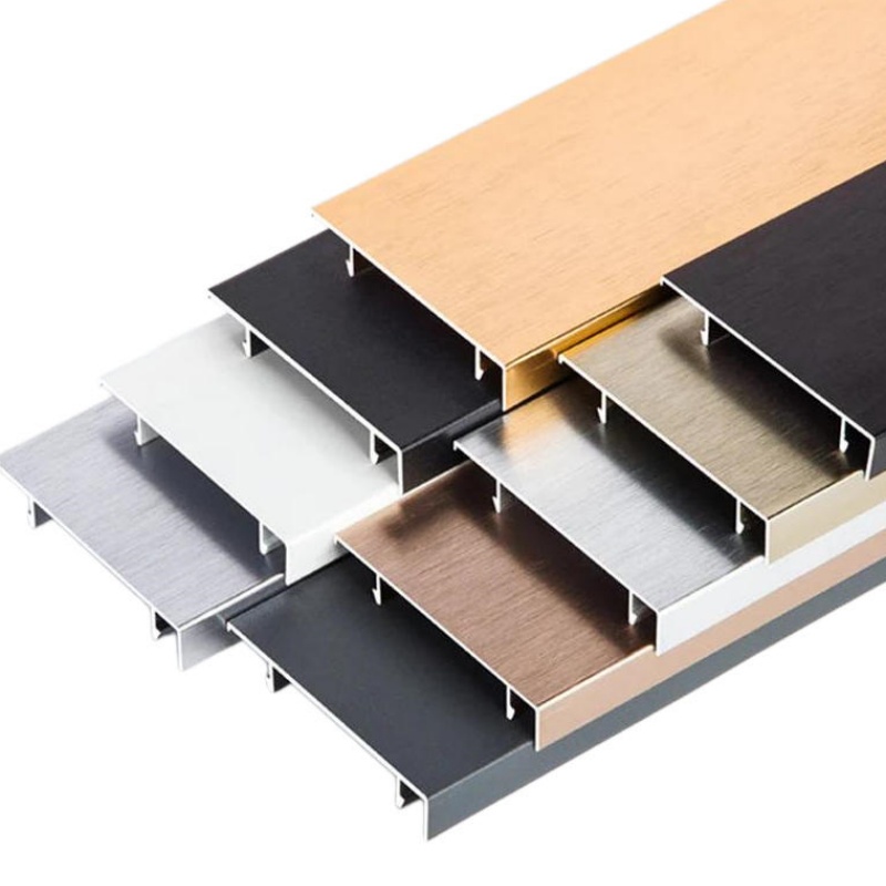 Factory PVC and Aluminum Wall Decorative Strip Metal Modern Style Quarter Coving Corners Internal Trim