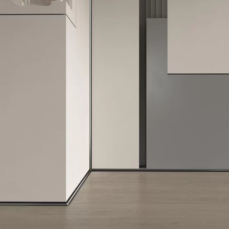 Wholesale Low Price 140mm Skirting Board Brushed Aluminum Baseboard