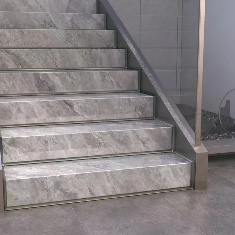 Wall Skirting Board Decorative Profiles Panel Step Bevel Floor Anodized Silver Gold Metal High-Quality Aluminum Tall Baseboard
