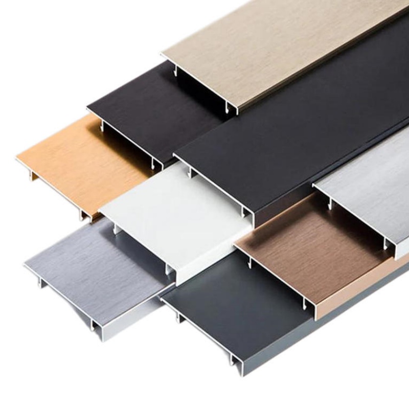 10cm 12cm 15cm Aluminium Profiles Skirting Kitchen Baseboard