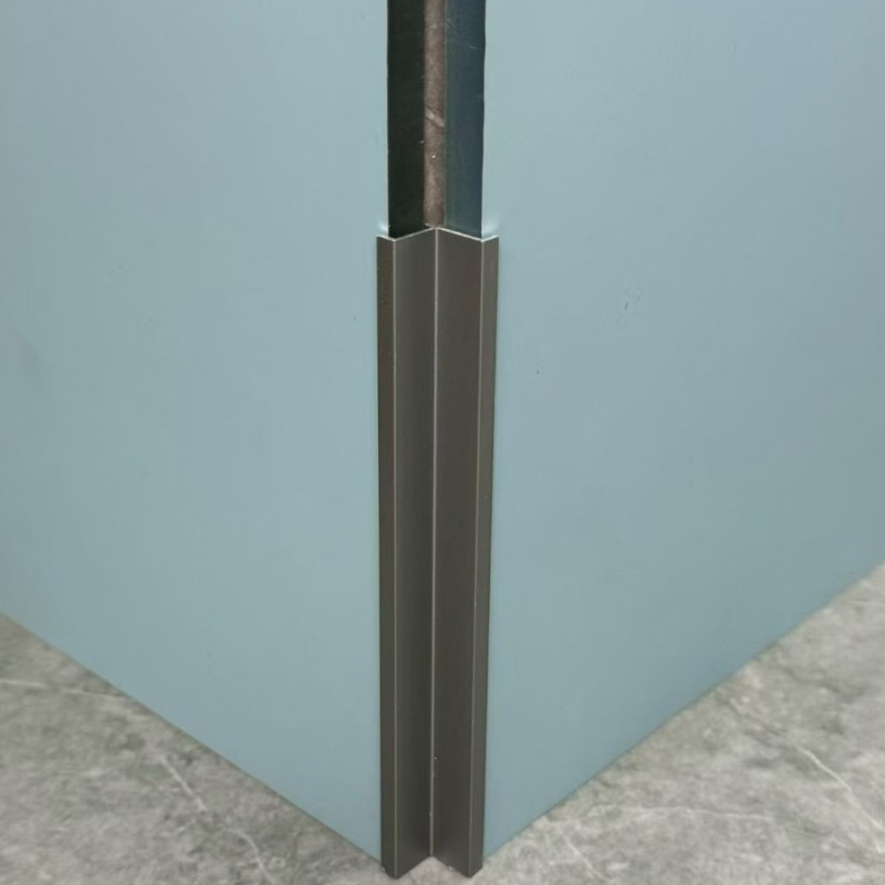 Aluminum Ceramic 2.5m Black Floor Transition Strips Threshold Strip to Tile Edge Door Carpet Trim