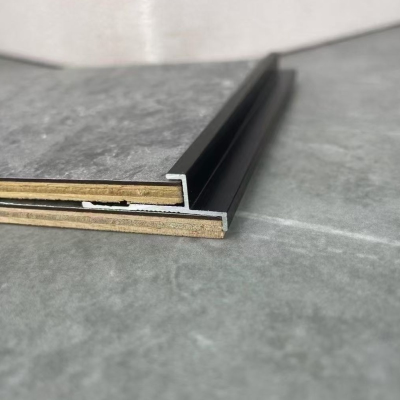 Stainless Steel Listello Tile Trim Floor Trim U Shape Shiny Silver Shiny Gold