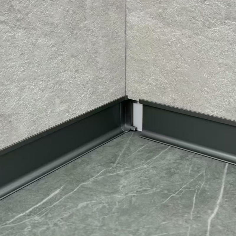 Border Edging Baseboard Trim 2m Rose Gold Waterproof Metal Modern 1mm to 12mm Thick Kindergarten Skirting Board