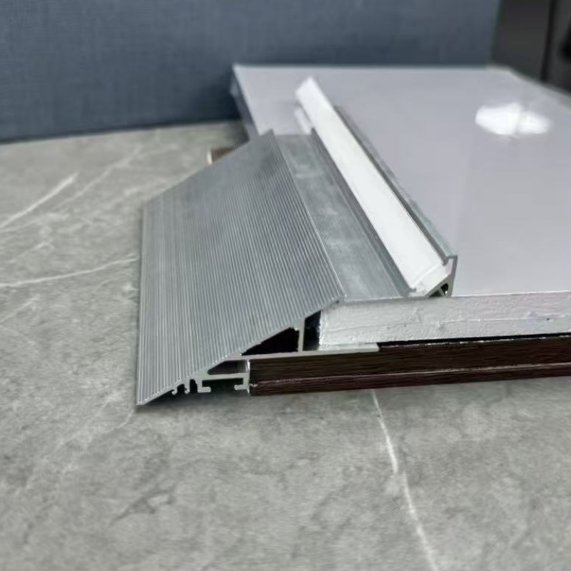 Border Edging Baseboard Trim 2m Rose Gold Waterproof Metal Modern 1mm to 12mm Thick Kindergarten Skirting Board