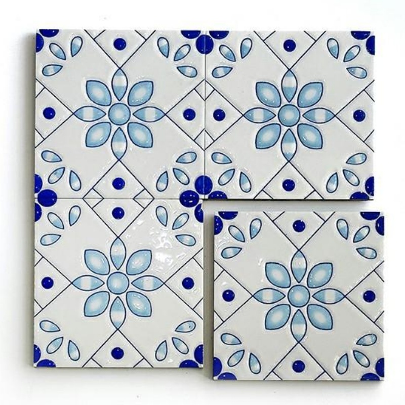 Finished Floor Slab Glazed Porcelain 100x100Flooring Rustic Flower Matte Wall Tiles